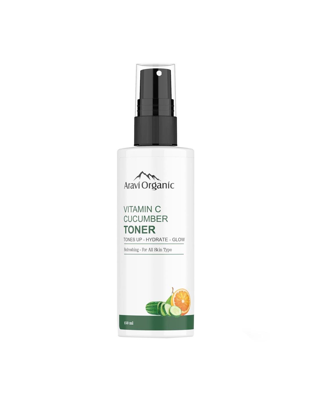 

Aravi Organic Cucumber & Vitamin C Natural Face Mist for Skin Pore Tightening - 150ml, White