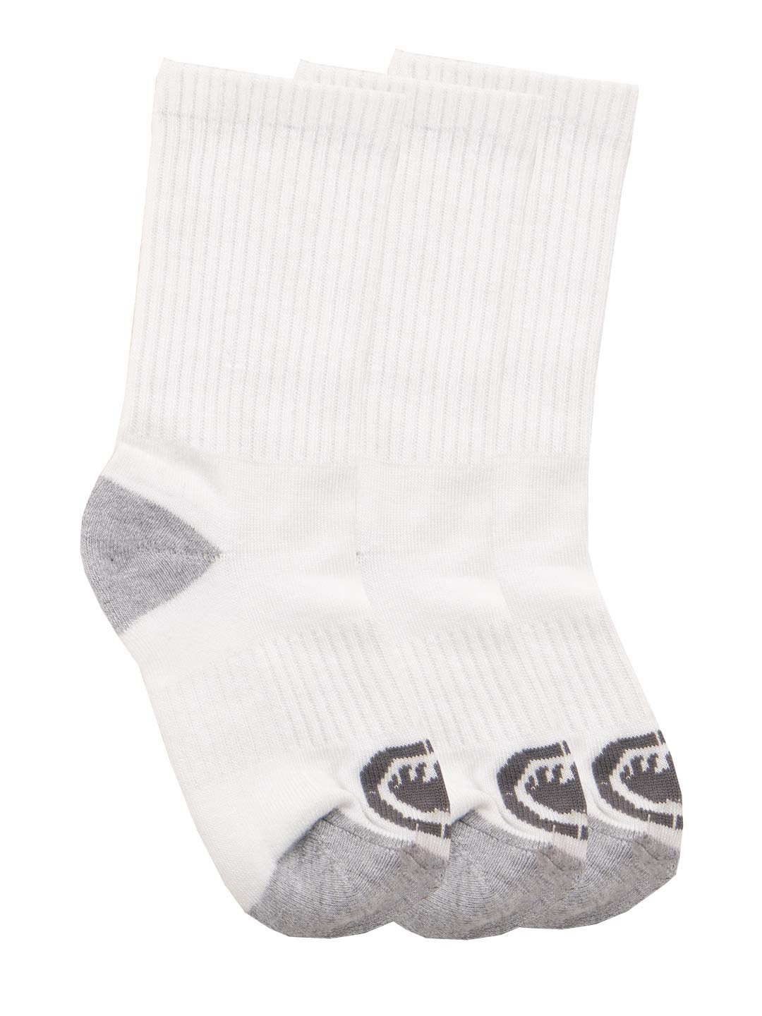 

SWHF Pack Of 3 Patterned Organic Cotton Calf-Length Socks, White