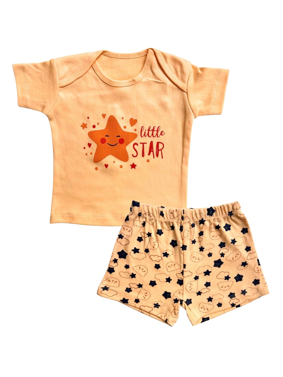 

Dear Little Infants Pack Of 10 Pure Cotton Baby Apparel Gift Set, Beige