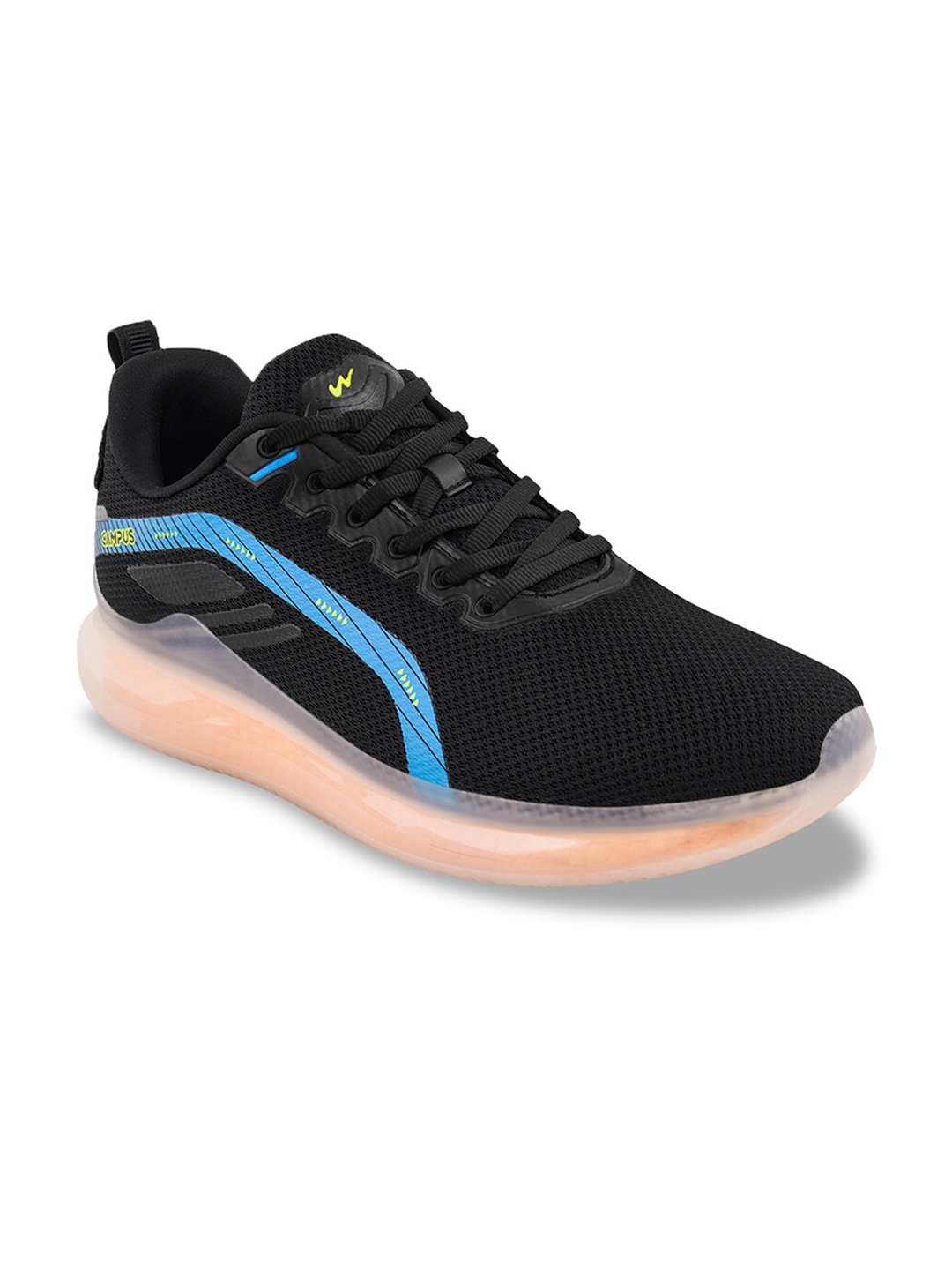 

Campus Men BENEDICT Mesh Running Shoes, Black