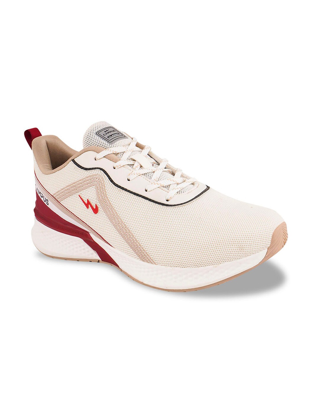 

Campus Men Emmet Running Shoes, Off white