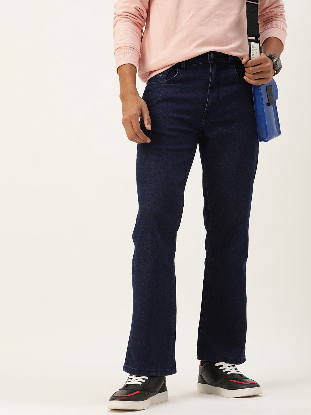 

Kook N Keech Men Mid-Rise Bootcut Jeans, Blue