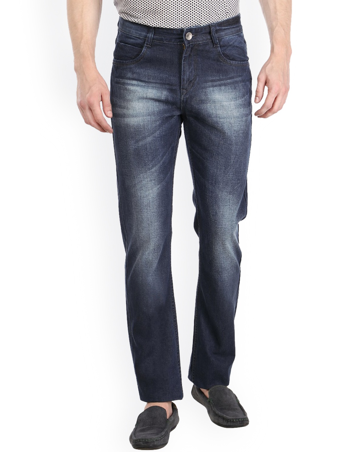 

Fever Men Blue Regular Fit Mid-Rise Clean Look Jeans