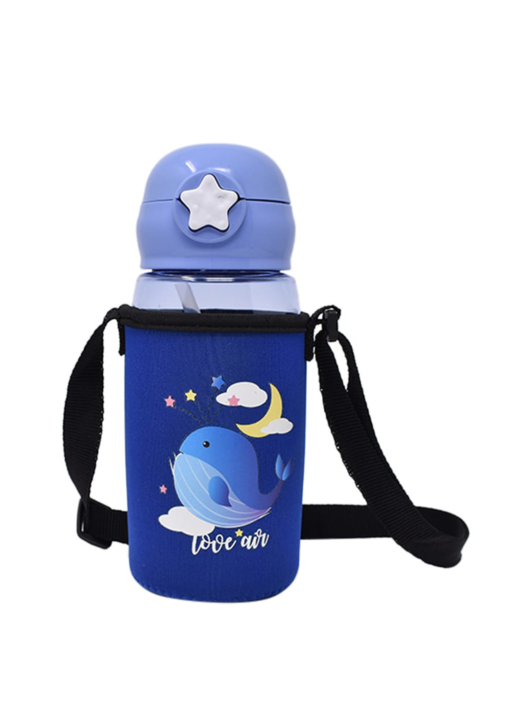 

K&U Kids Blue Baby Whale Bottle With Cover-500 ml