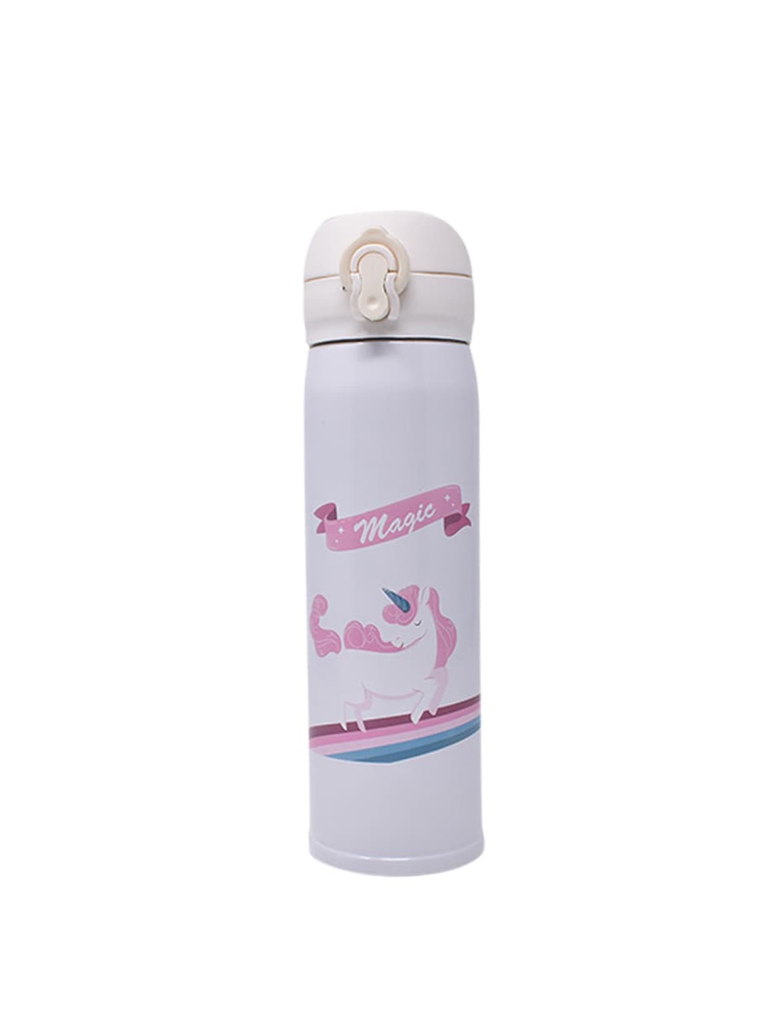

K&U Kids Unicorn Printed Insulated Magic Water Bottle-500 ml, White