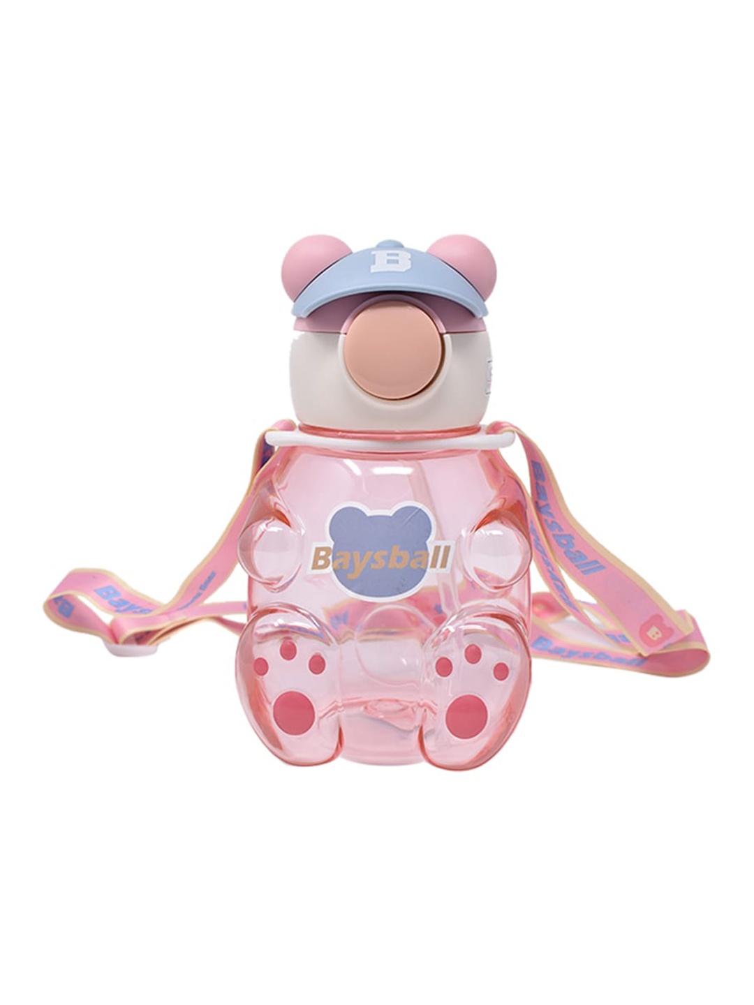 

K&U Kids Pink Baysball Sipper Water Bottle-500 ml