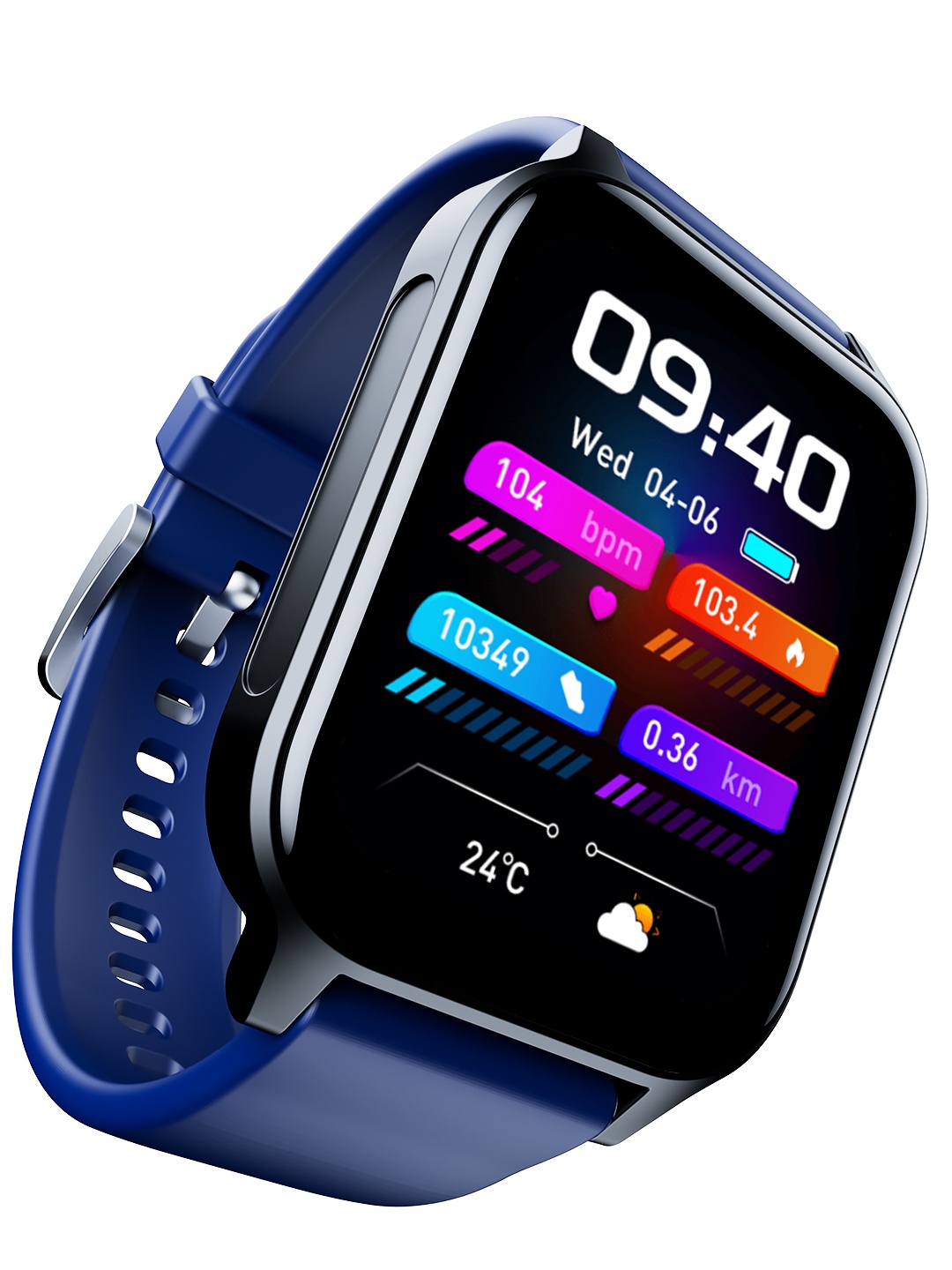 

boat Storm Connect Plus Smartwatch, Blue