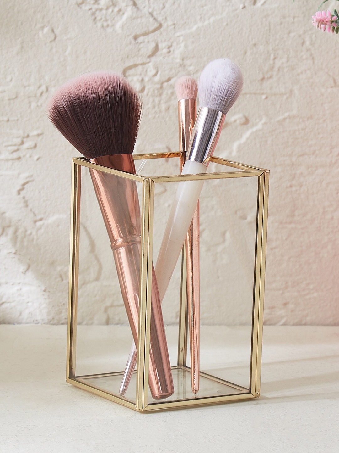 

Home Centre Orion Tribeca Transparent Glass Make-Up Brush Holder