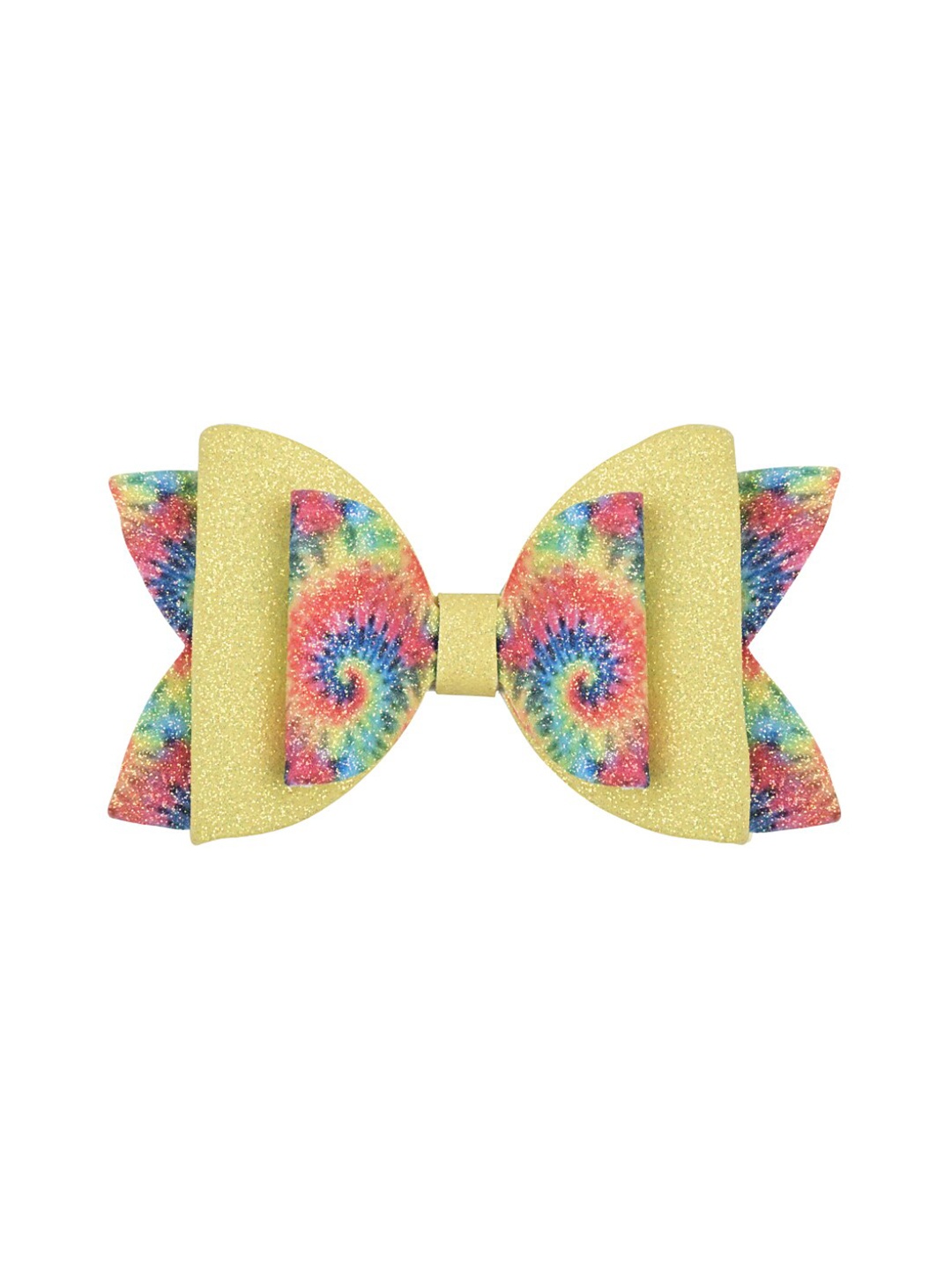 

Aye Candy Girls Yellow & Pink Alligator Hair Clip