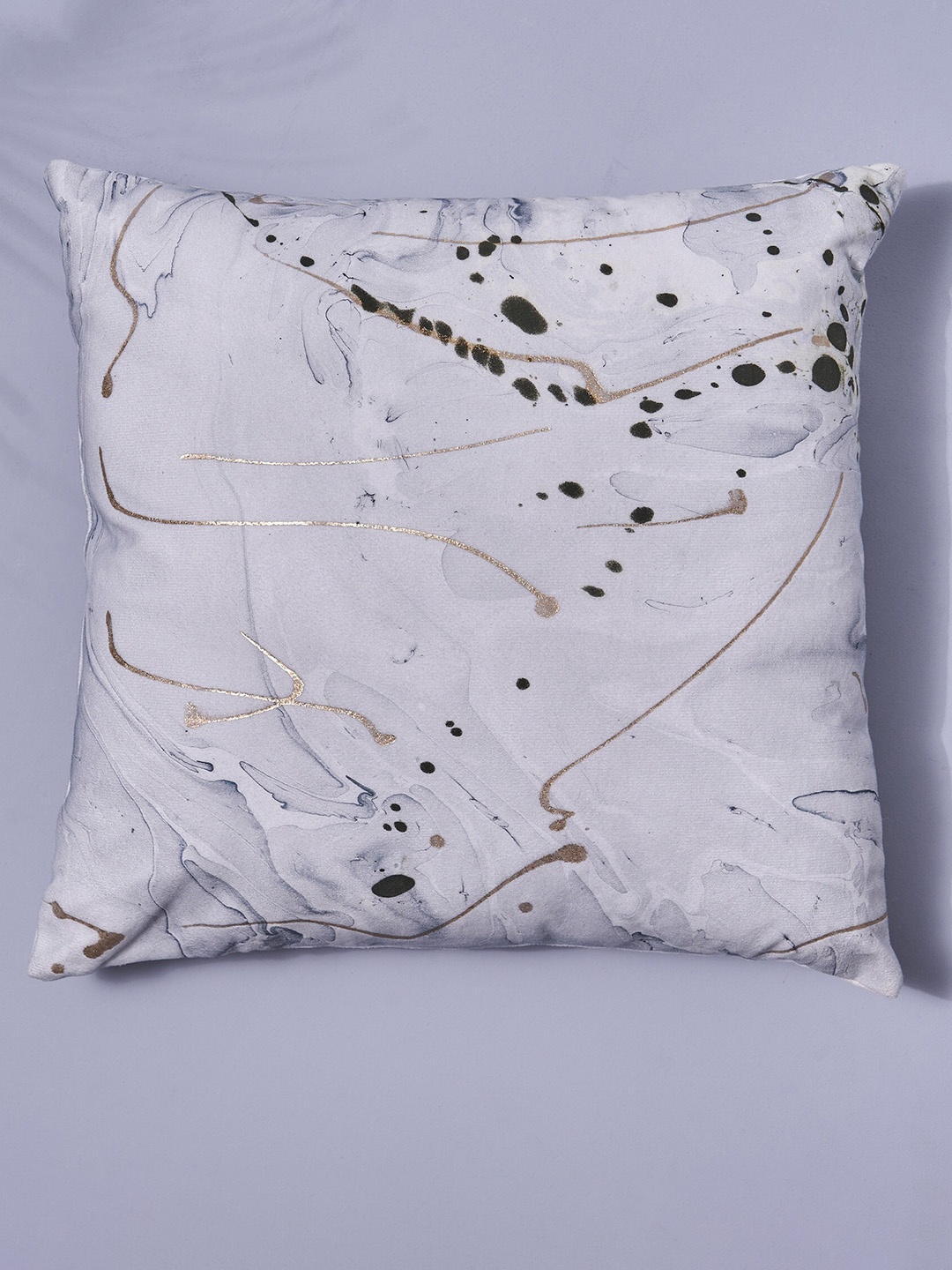 

Home Centre Fiesta White & Black Marble Printed Pre-Filled Cushion