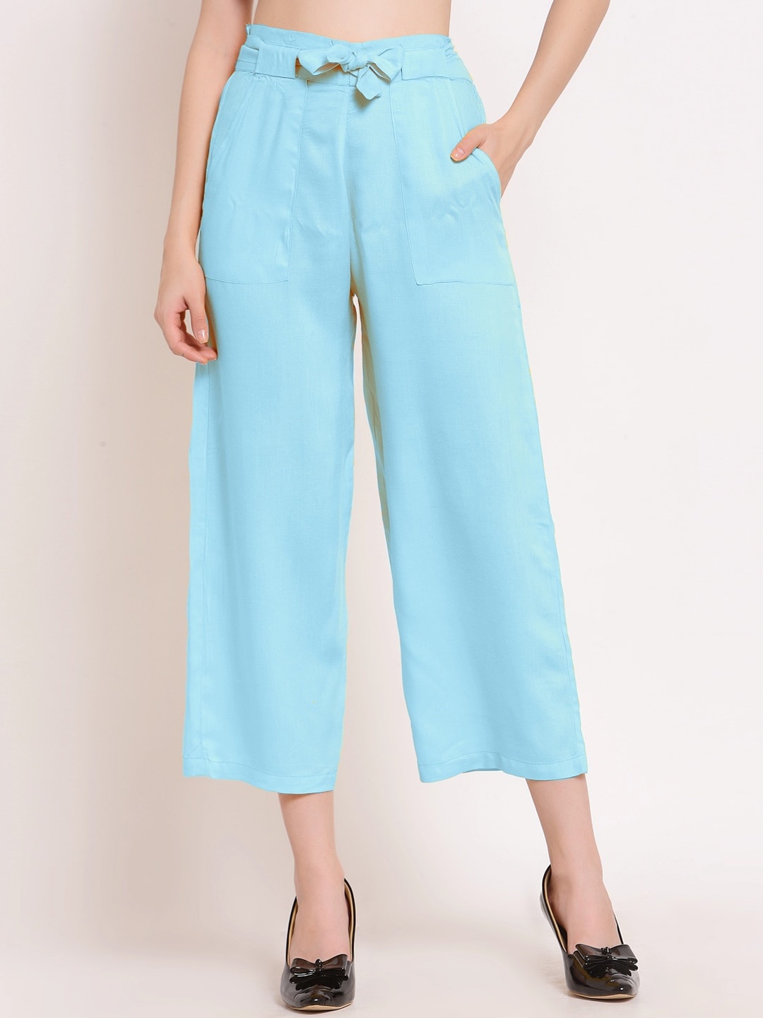 

PATRORNA Women Smart Culottes, Blue