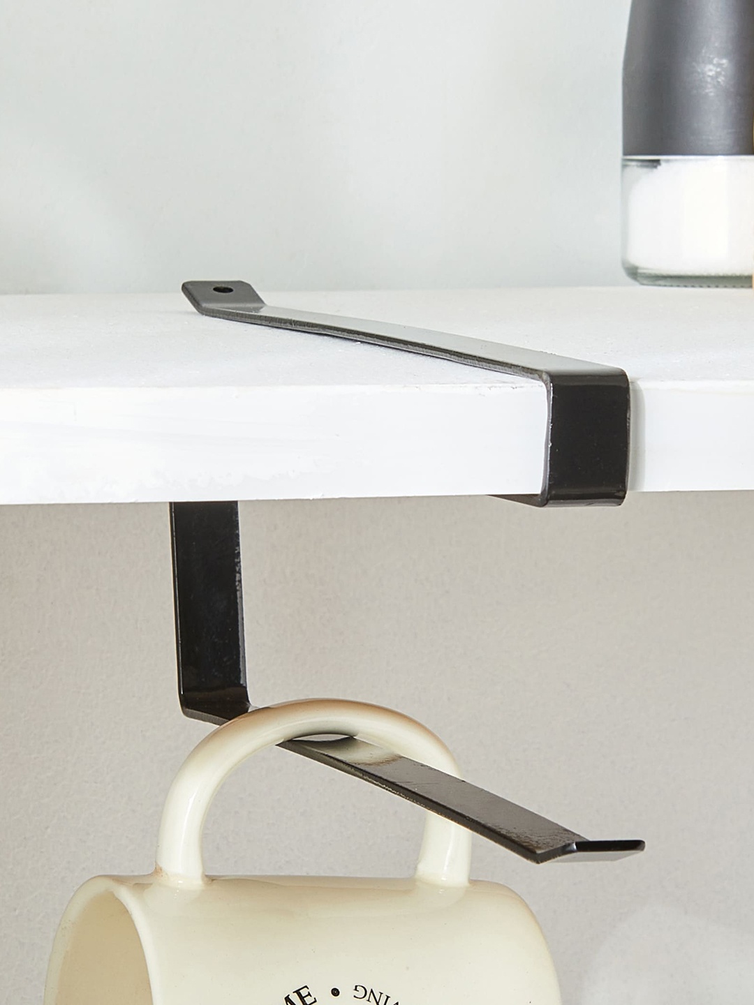 

Home Centre Black Chef Special Metal Under Shelf Hook