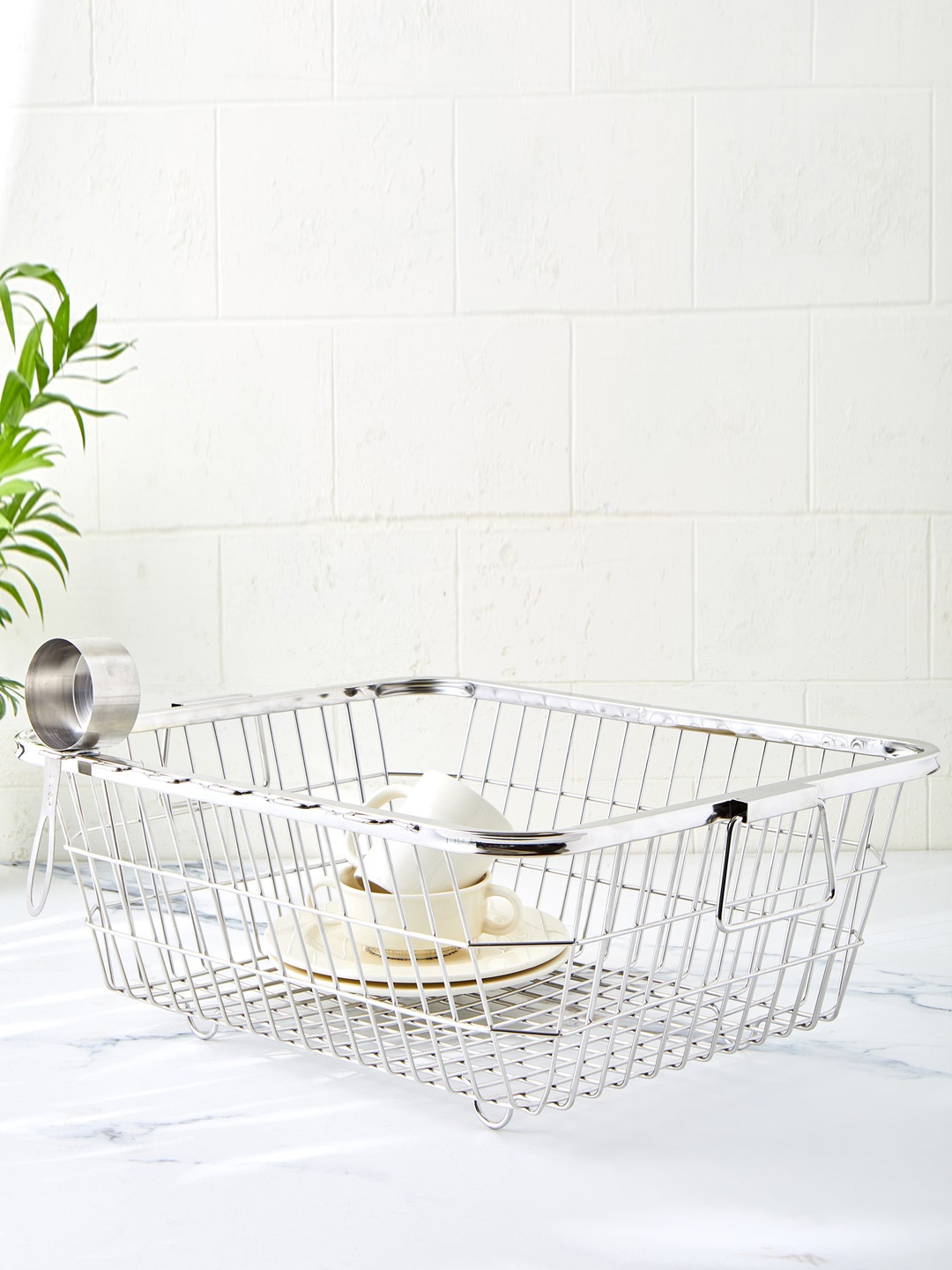 

Home Centre Corsica Carter Silver Toned Stainless Steel Dish Rack