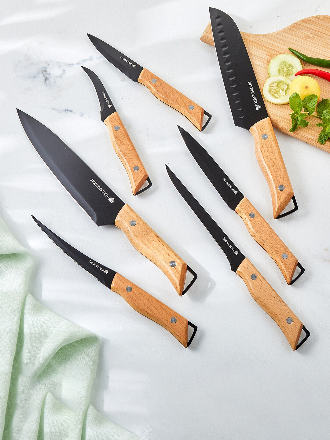 

Home Centre Chef Special Black & Peach-colored Stainless Steel Peeling Knife