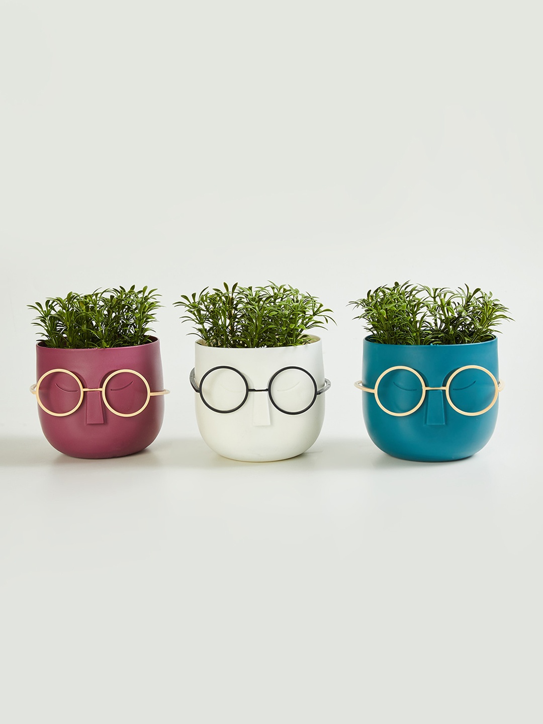 

Home Centre Spinel Decor Pink Planter with Artificial Plant