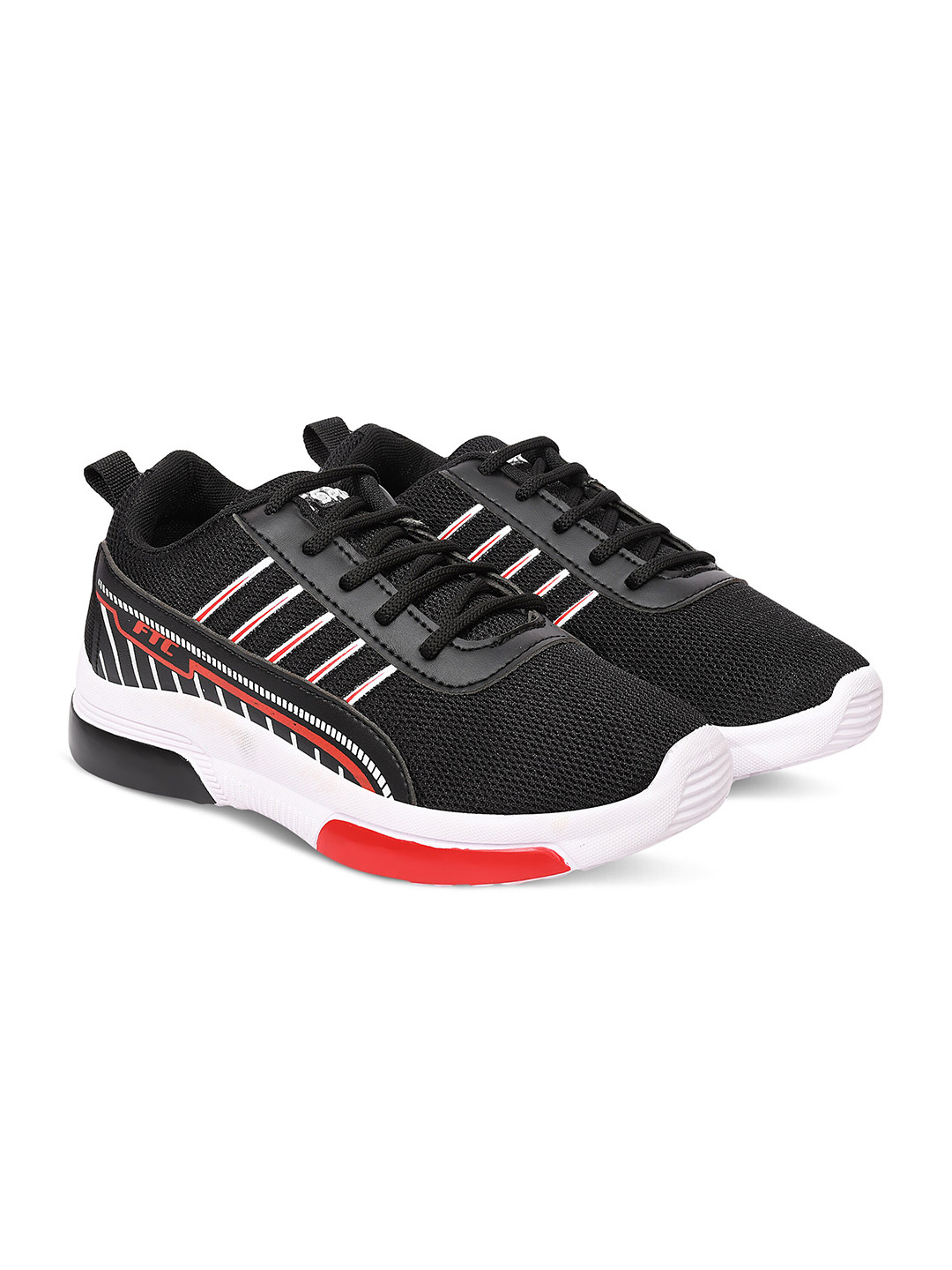 

Airspot Kids Antimicrobial Mesh Training Or Gym Shoes, Black