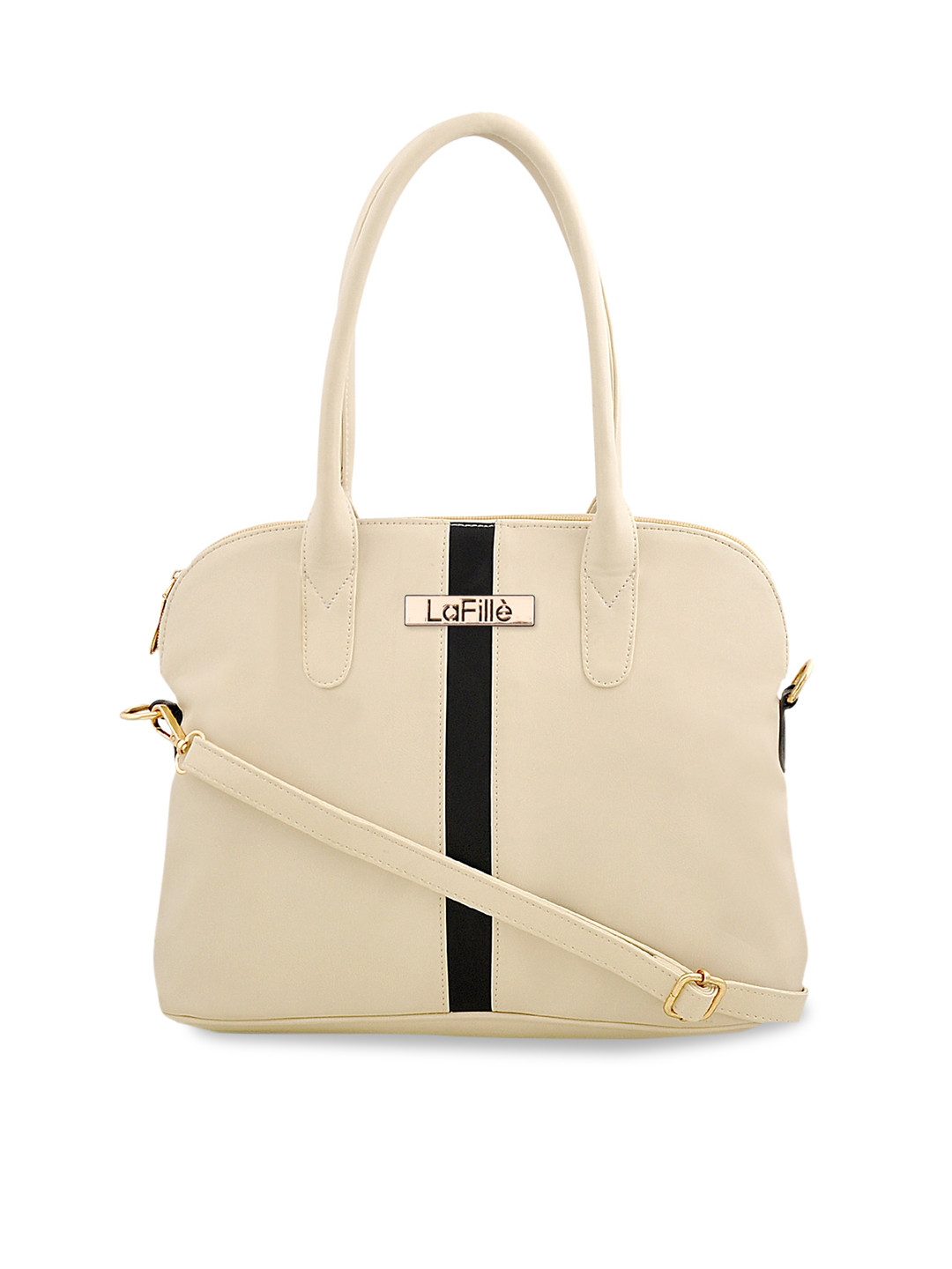 

LaFille Bowling Handheld Bag, Cream