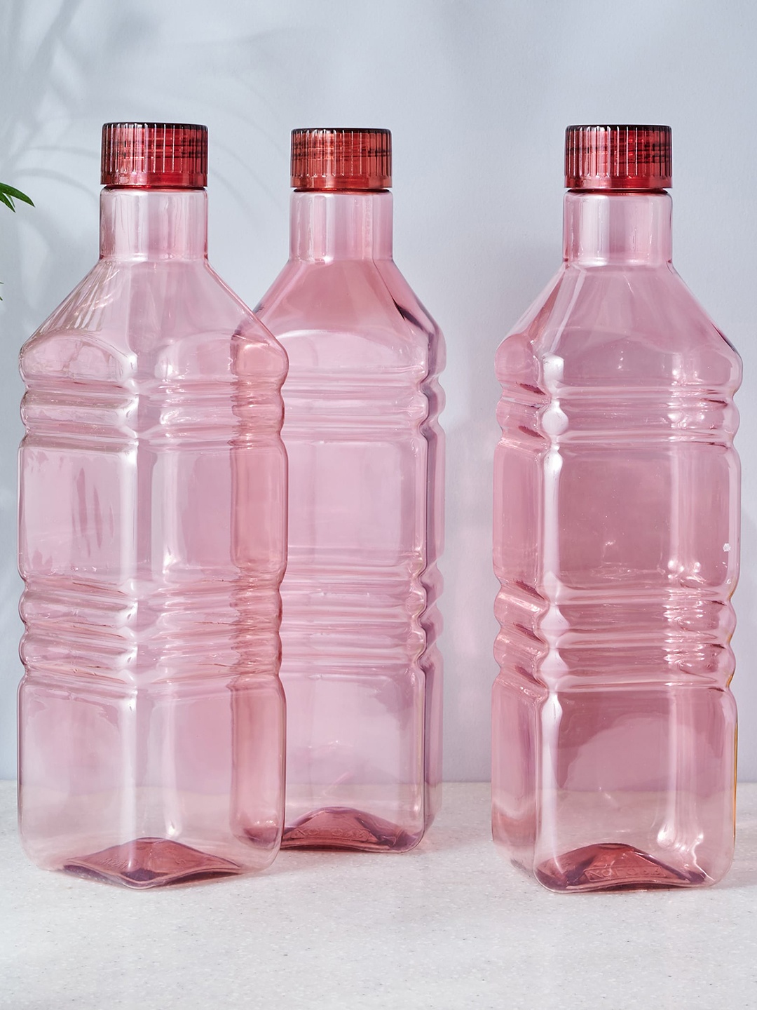 

Home Centre Corsica Clinton Pink 3 Pieces Fridge Water Bottles 1 L Each
