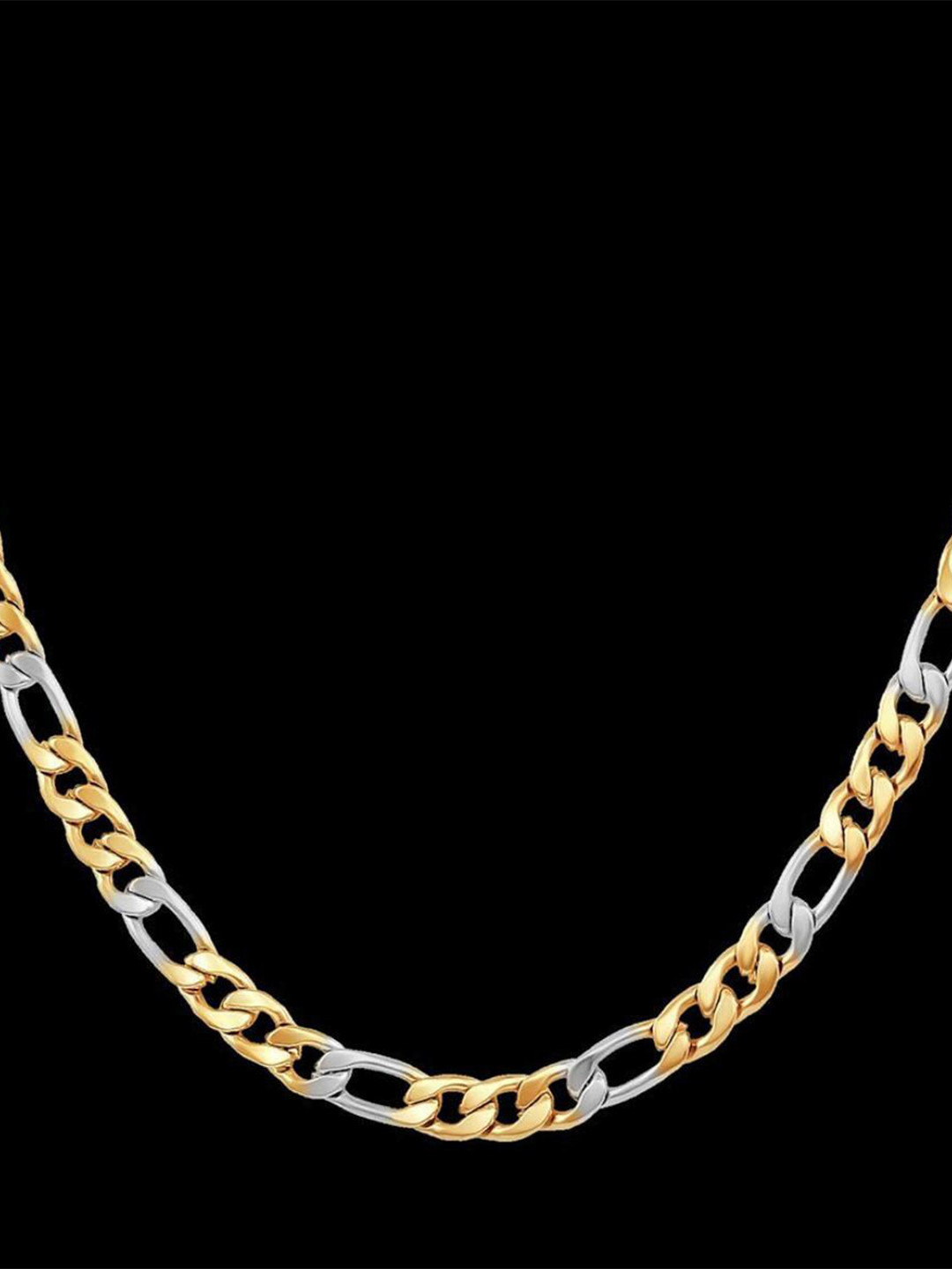 

MYKI Men Silver-Plated Stainless Steel Chain
