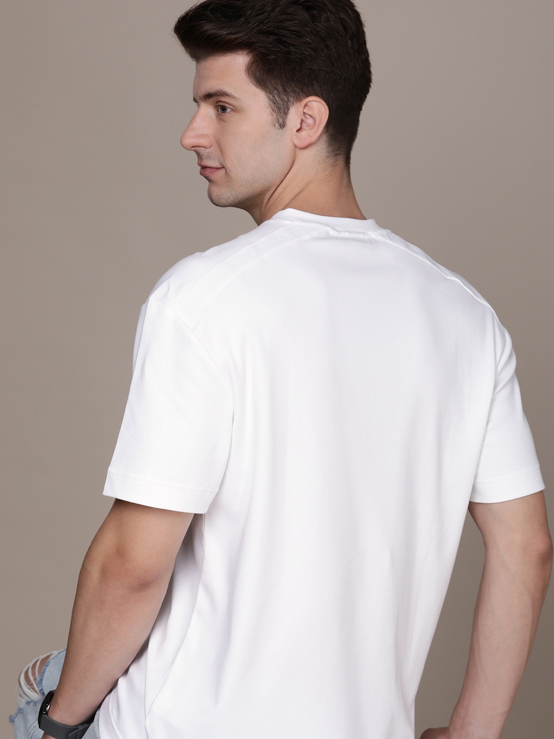 

Calvin Klein Jeans Pure Cotton Comfort Fit T-shirt, White
