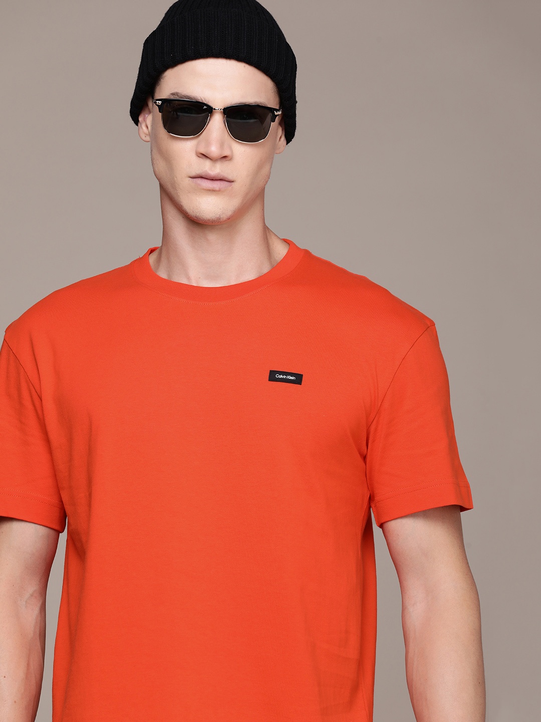 

Calvin Klein Jeans Pure Cotton T-shirt, Orange