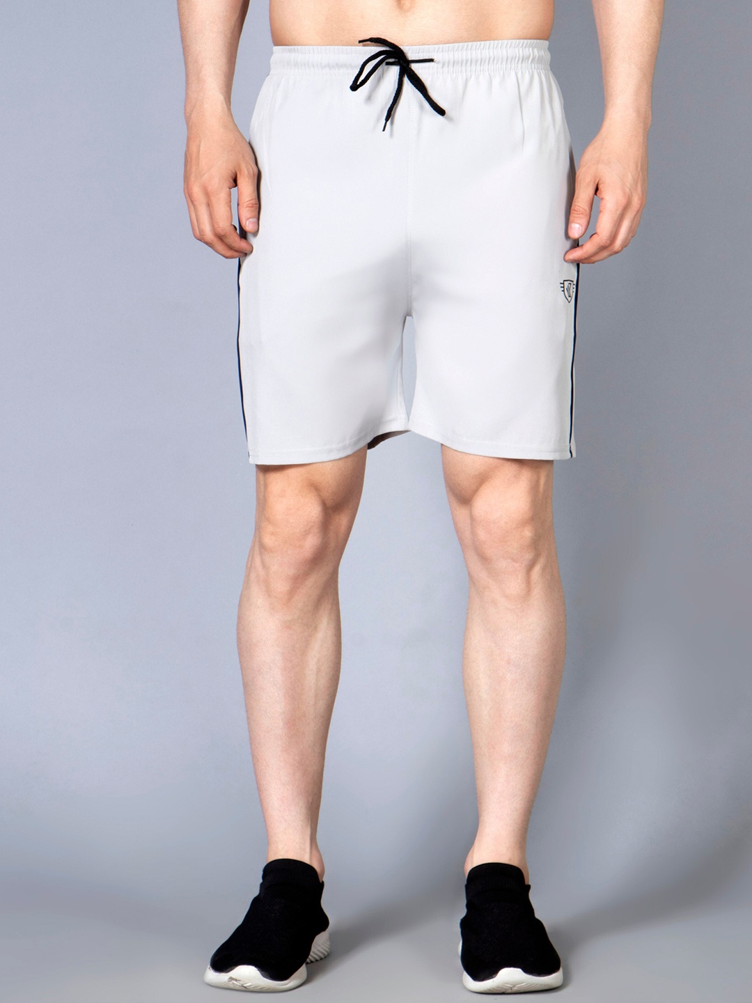 

WE PERFECT Men Mid-Rise Shorts, Grey