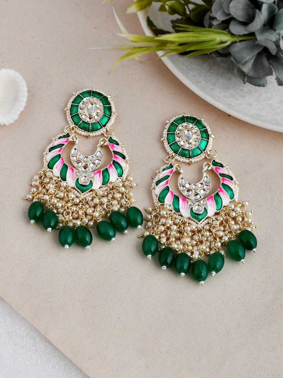 

Ishhaara Classic Drop Earrings, Gold