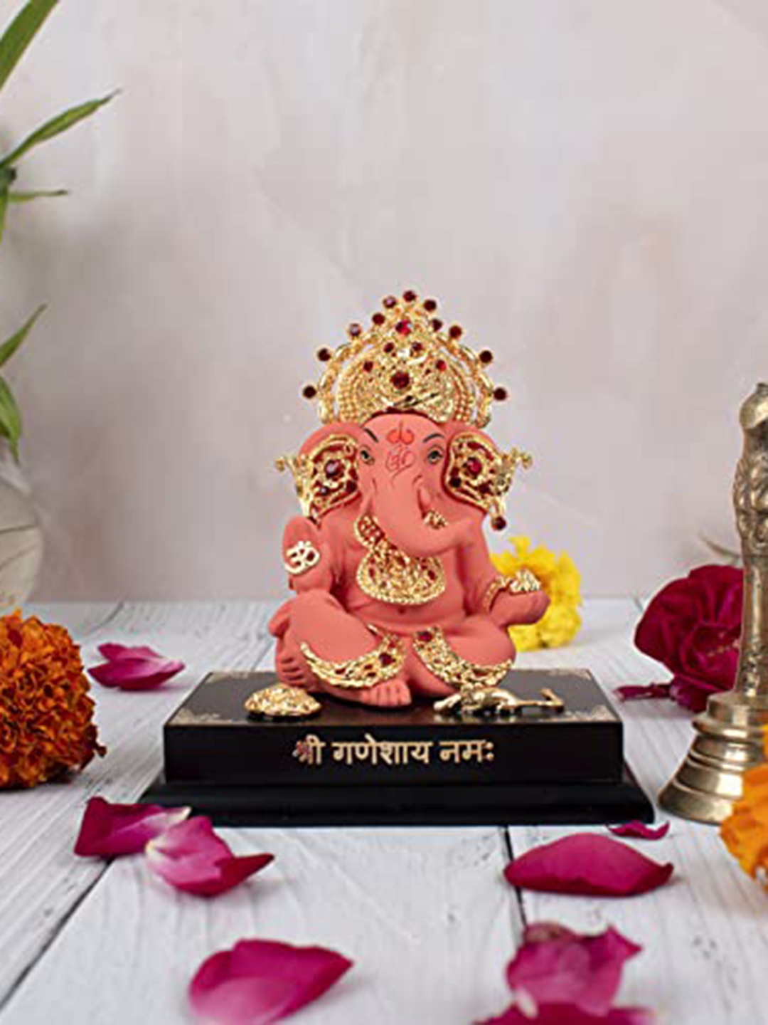 

Perpetual Gold-Toned Lord Ganesha Showpiece