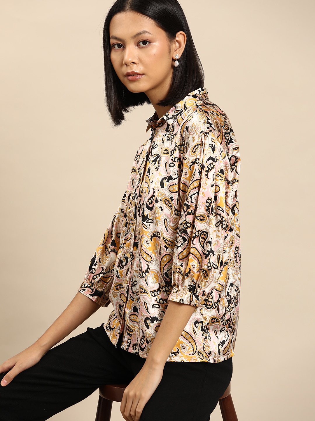 

all about you Paisley Print Shirt, White