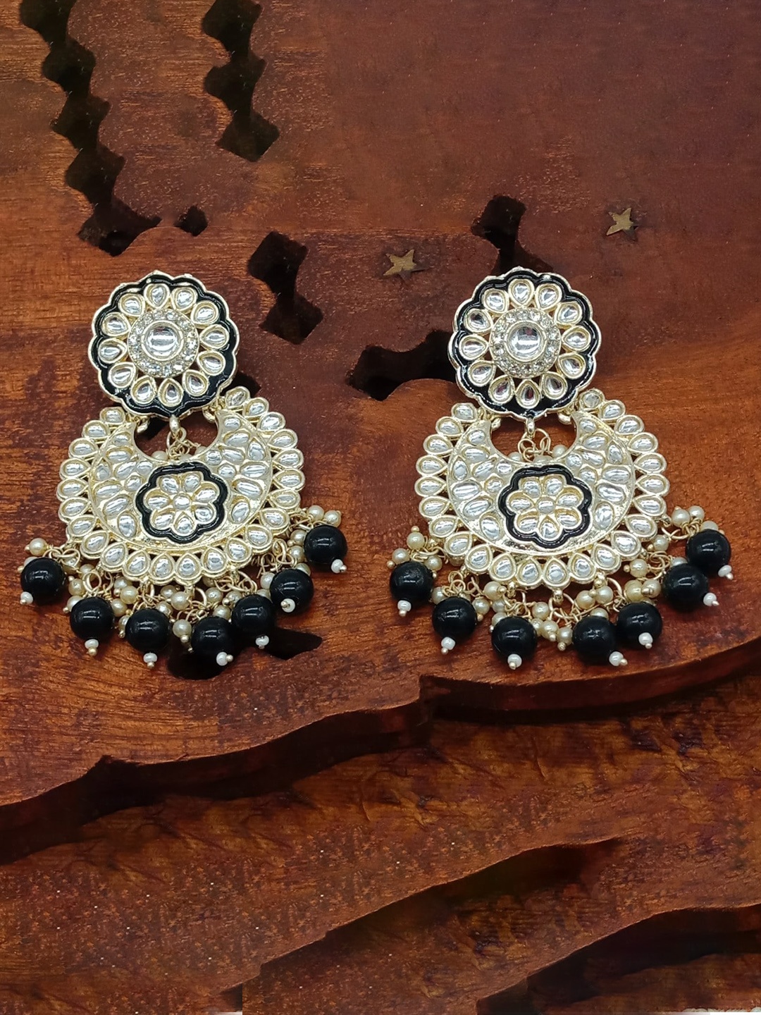 

AASHISH IMITATION Gold-Plated Contemporary Drop Earrings