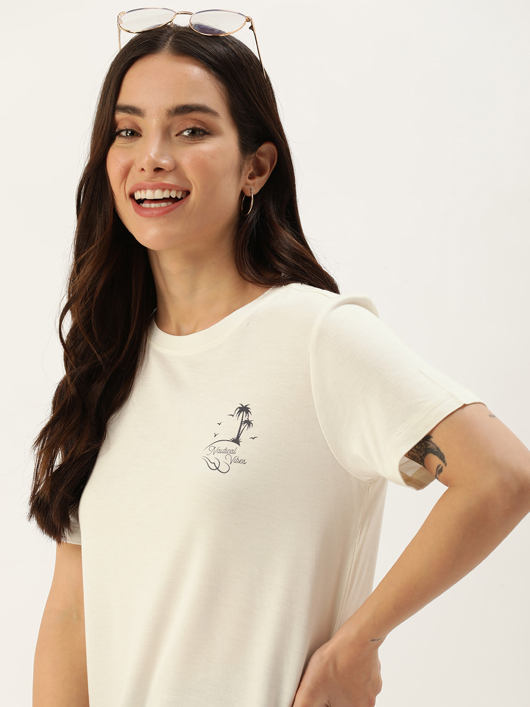 

Mast & Harbour T-shirt, Off white