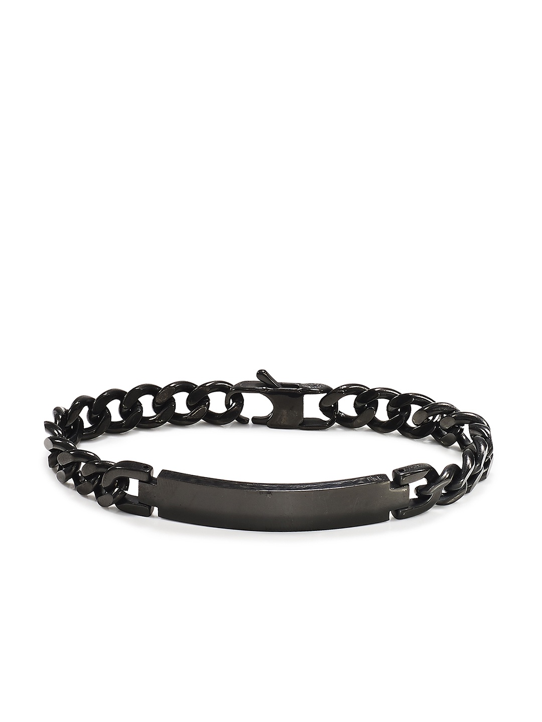 

Peora Black Stainless Steel Link Bracelet