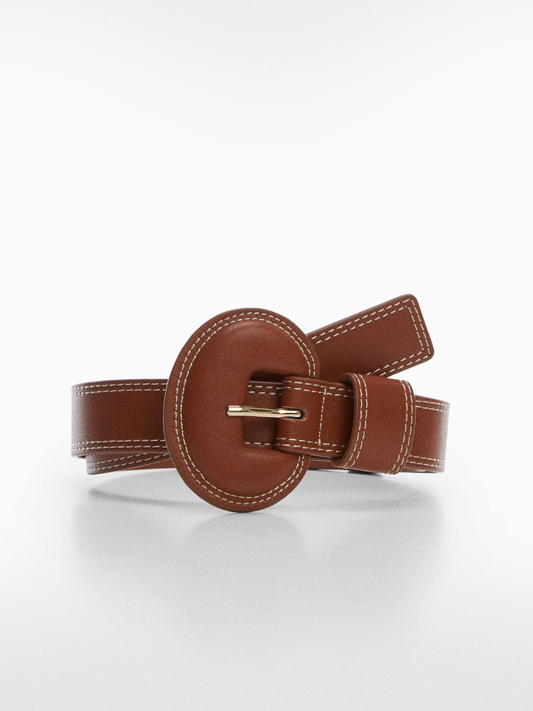 

MANGO Women Belt, Brown