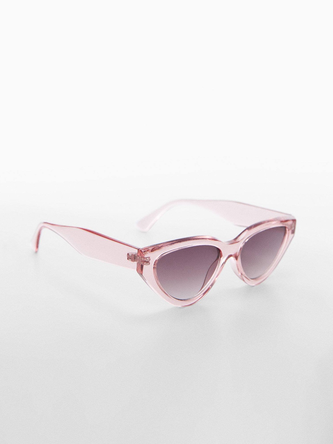 

MANGO Women Cateye Sunglasses with UV Protected Lens 57010601-82, Black