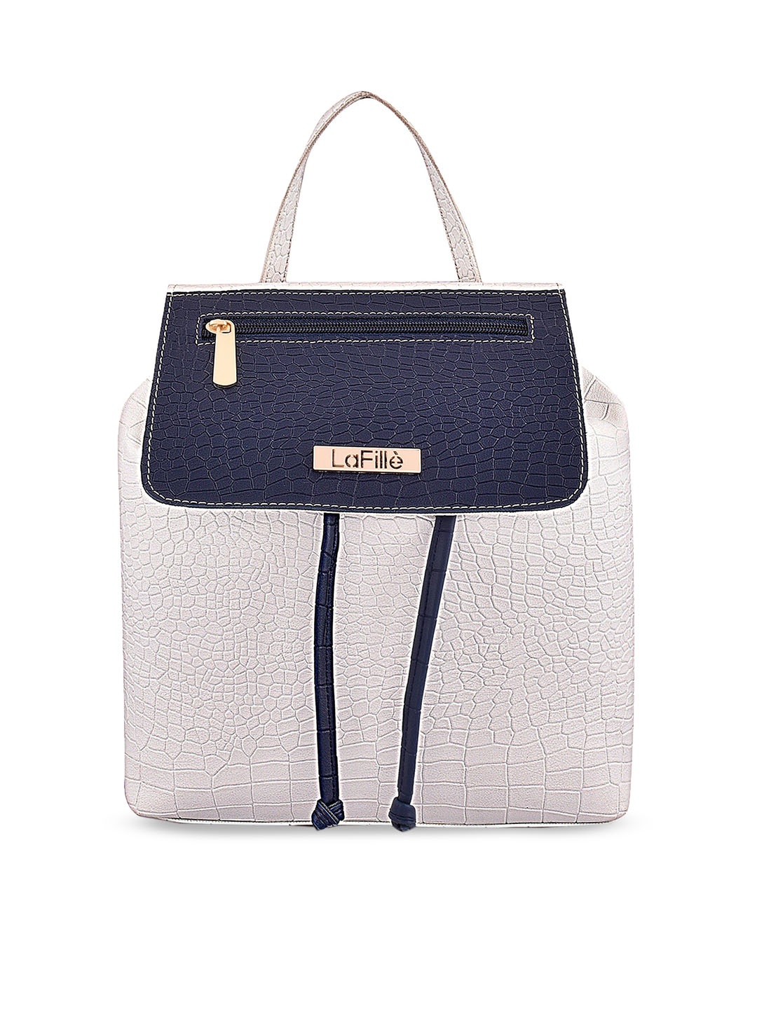 

LaFille Structured Handheld Bag, White