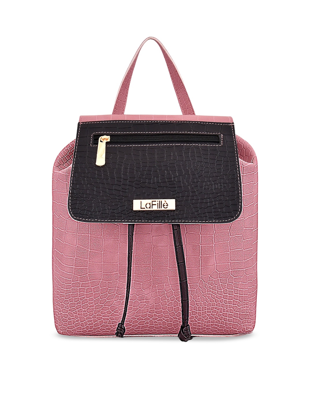 

LaFille Geometric PU Structured Handheld Bag, Purple