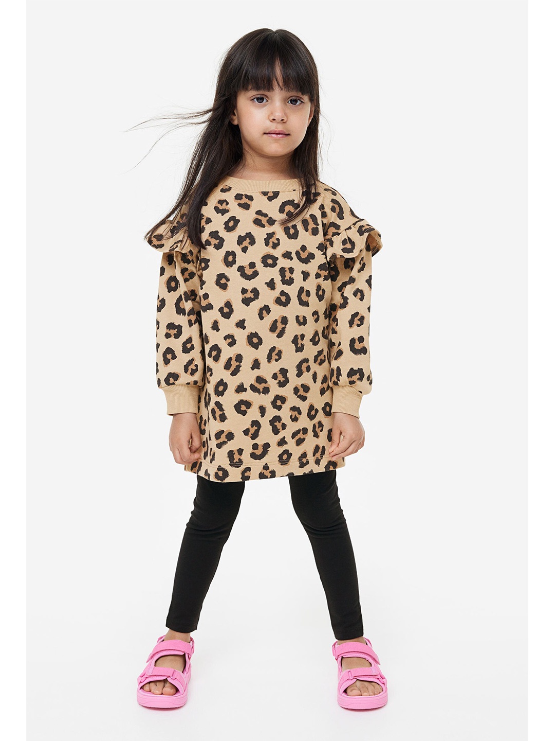 

H&M Girls 2-Piece Set, Brown