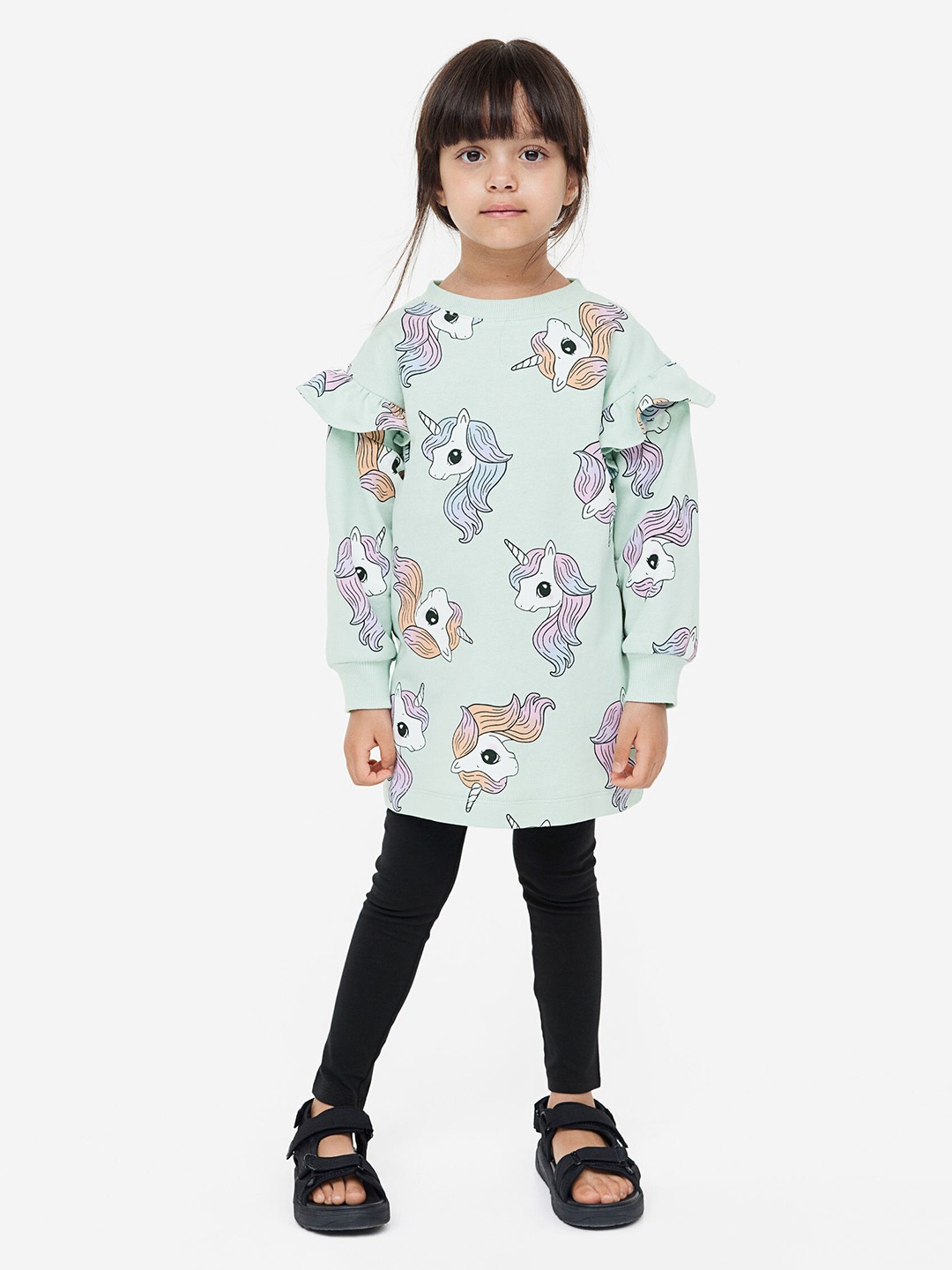 

H&M Girls 2-Piece Set, Green