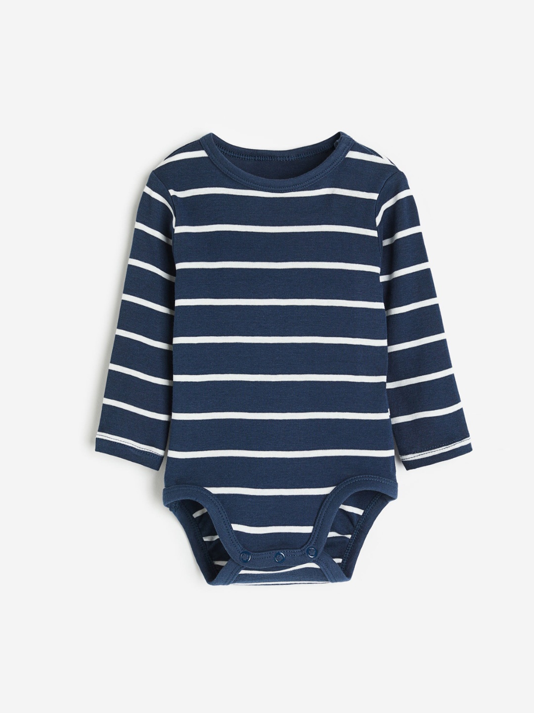 

H&M Boys Long-Sleeved Bodysuit, Blue