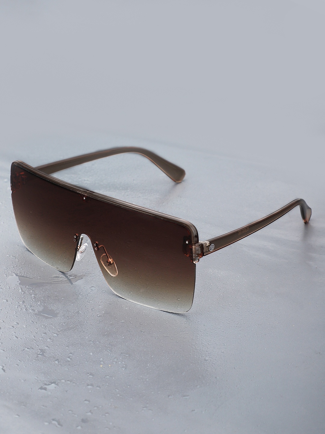 

Carlton London Women Shield Sunglasses with UV Protected Lens - CLSW185, Brown