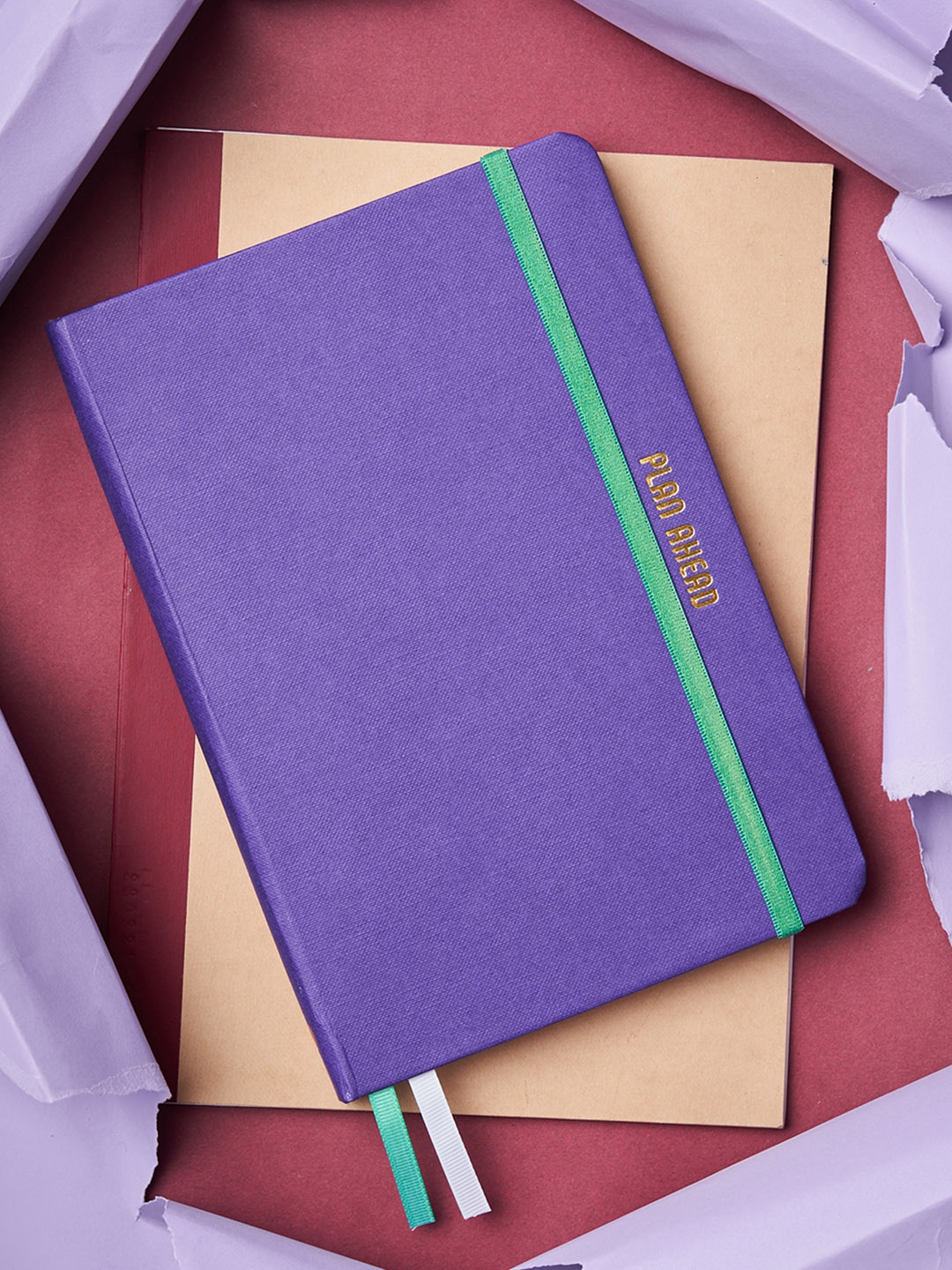 

Doodle Hardbound Undated Weekly Planner, Purple