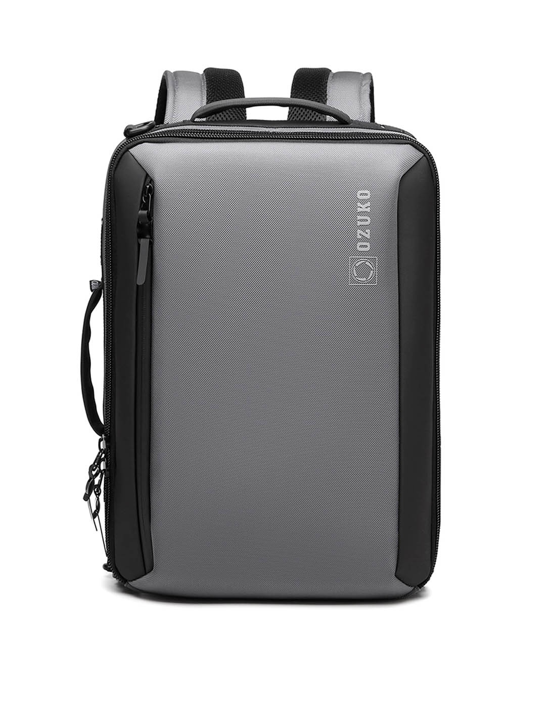 

OZUKO The Better Brief Range Black One Size Soft Laptop Bag, Grey