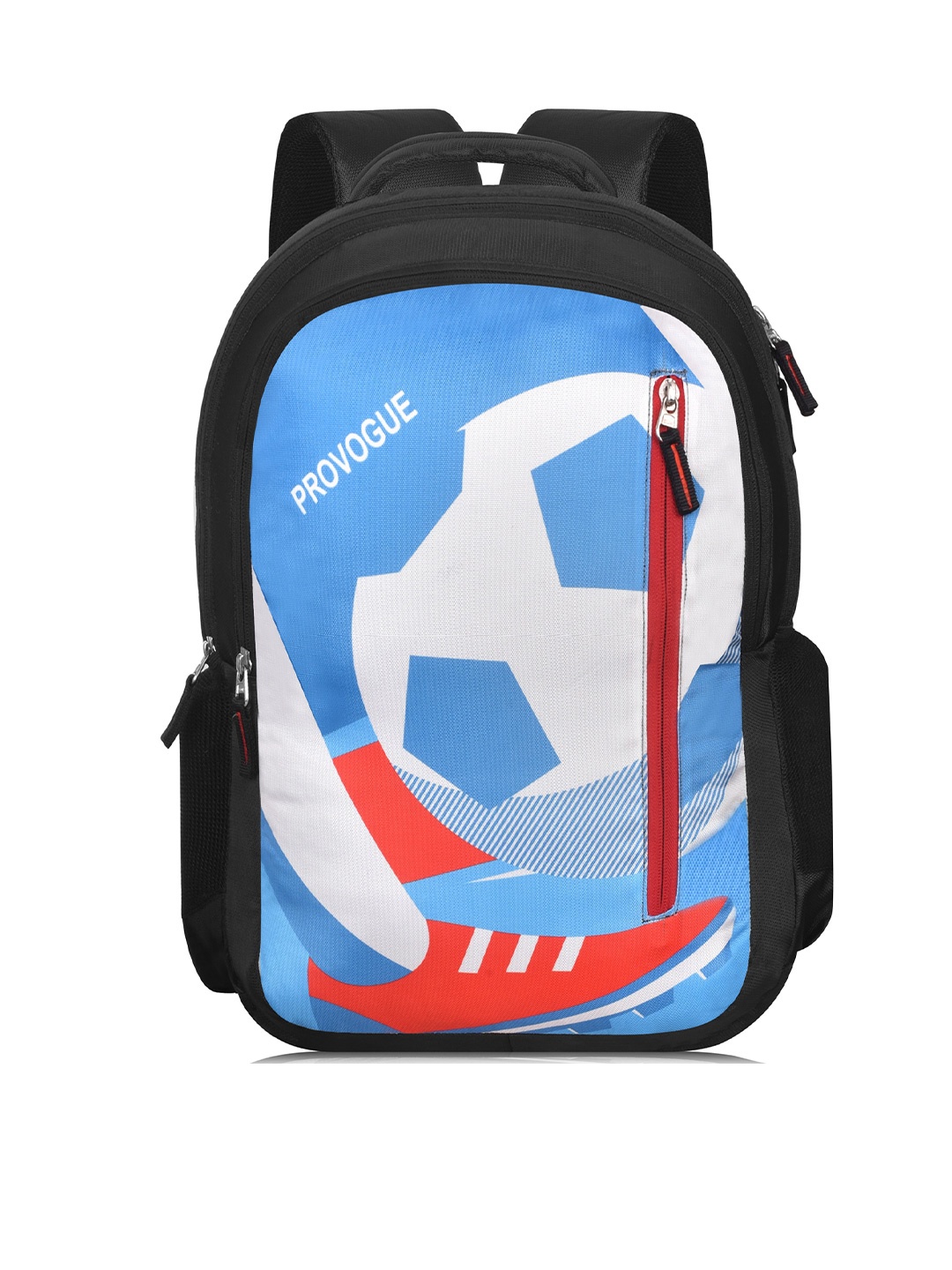 

Provogue Unisex Graphic Printed Up To 16 Inch Ergonomic Backpack, Blue
