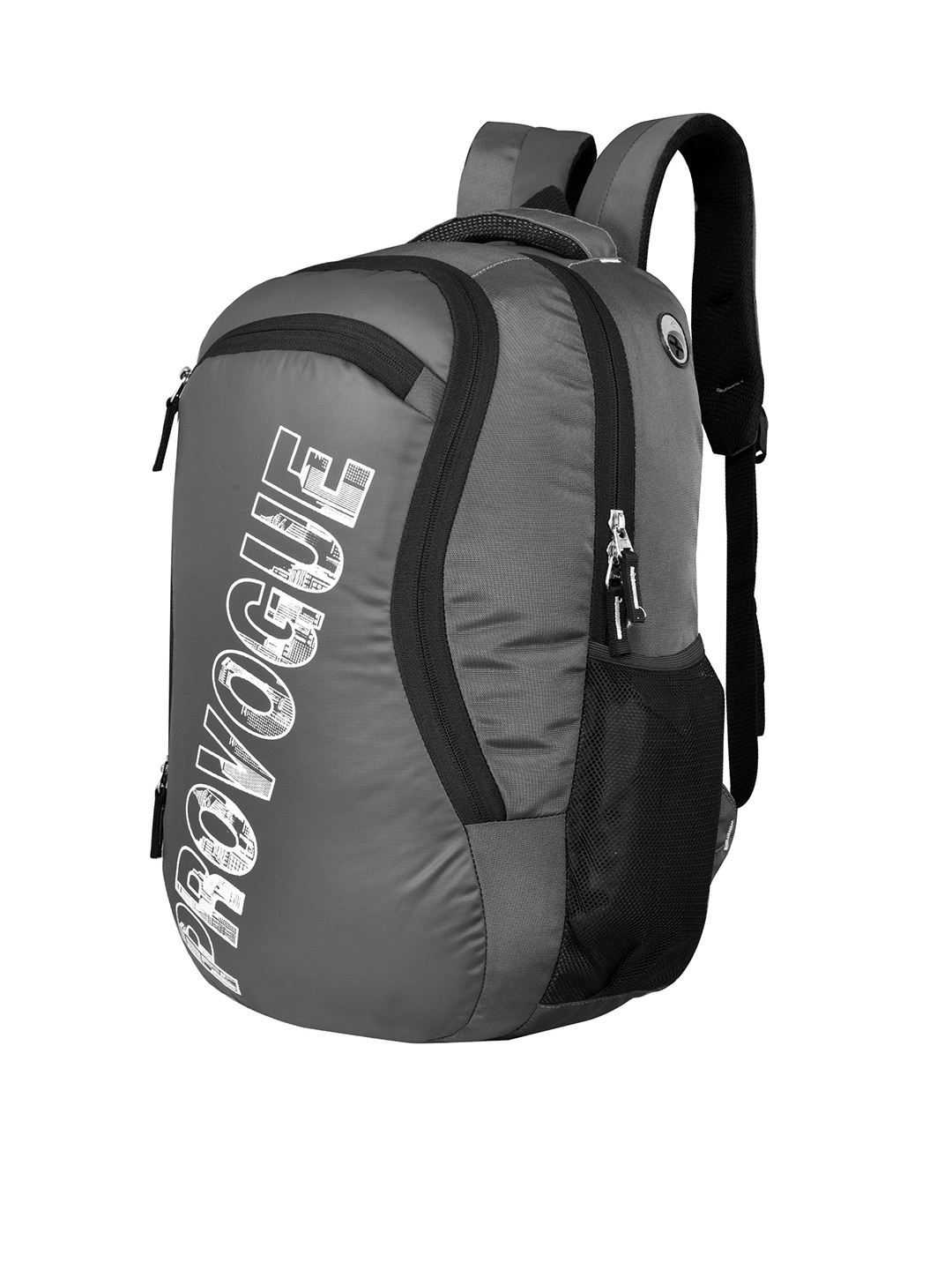 

Provogue Unisex Brand Logo Printed Backpack- 40.6 cm, Grey