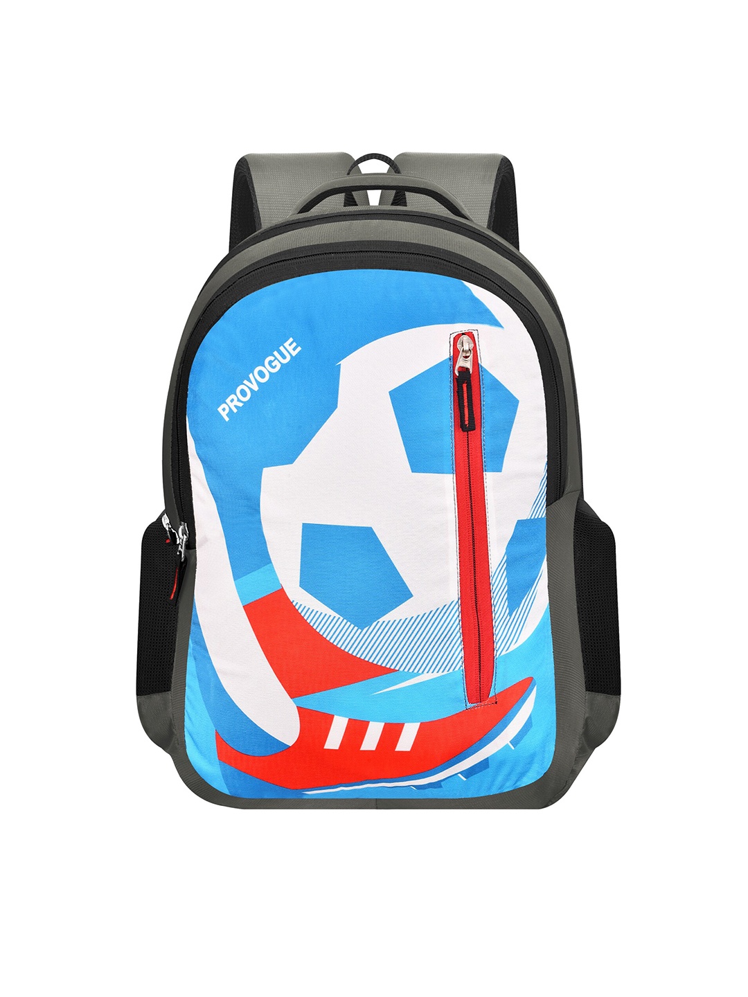 

Provogue Unisex Graphic Printed Backpack- 40.6 cm, Grey