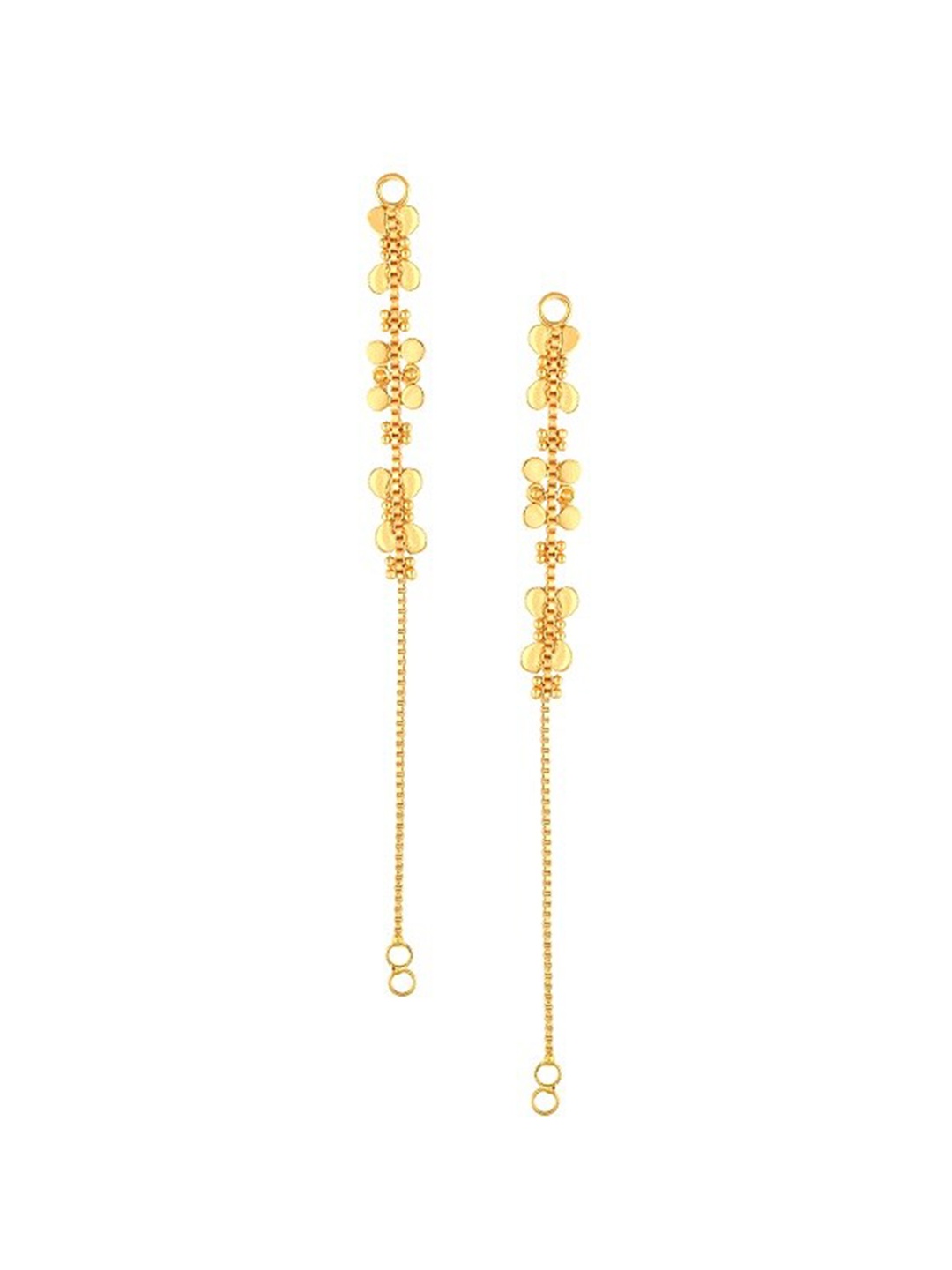 

Vighnaharta Gold-Plated Ear Cuff Ear Chain