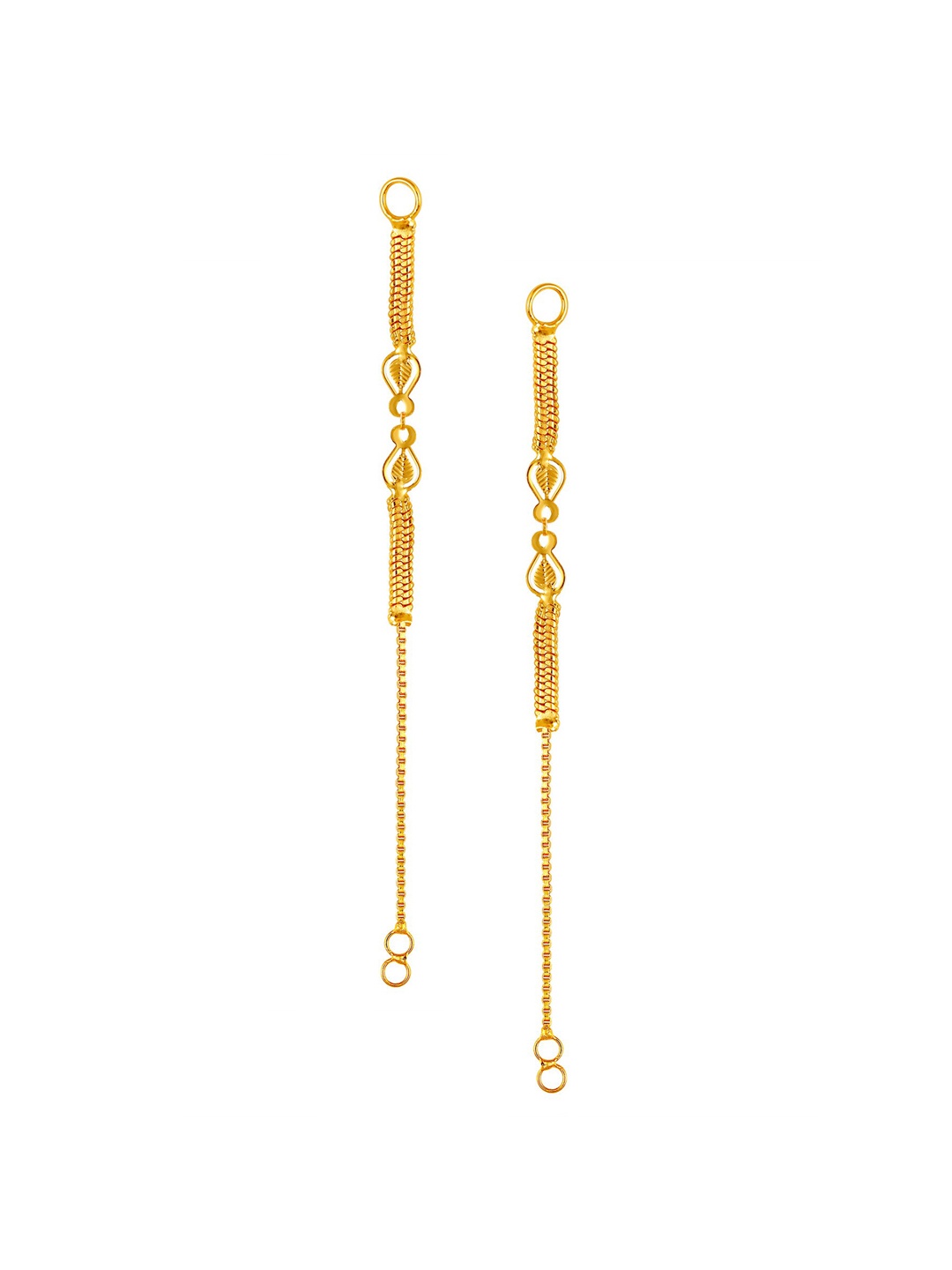 

Vighnaharta Gold-Plated Ear Cuff Ear Chain