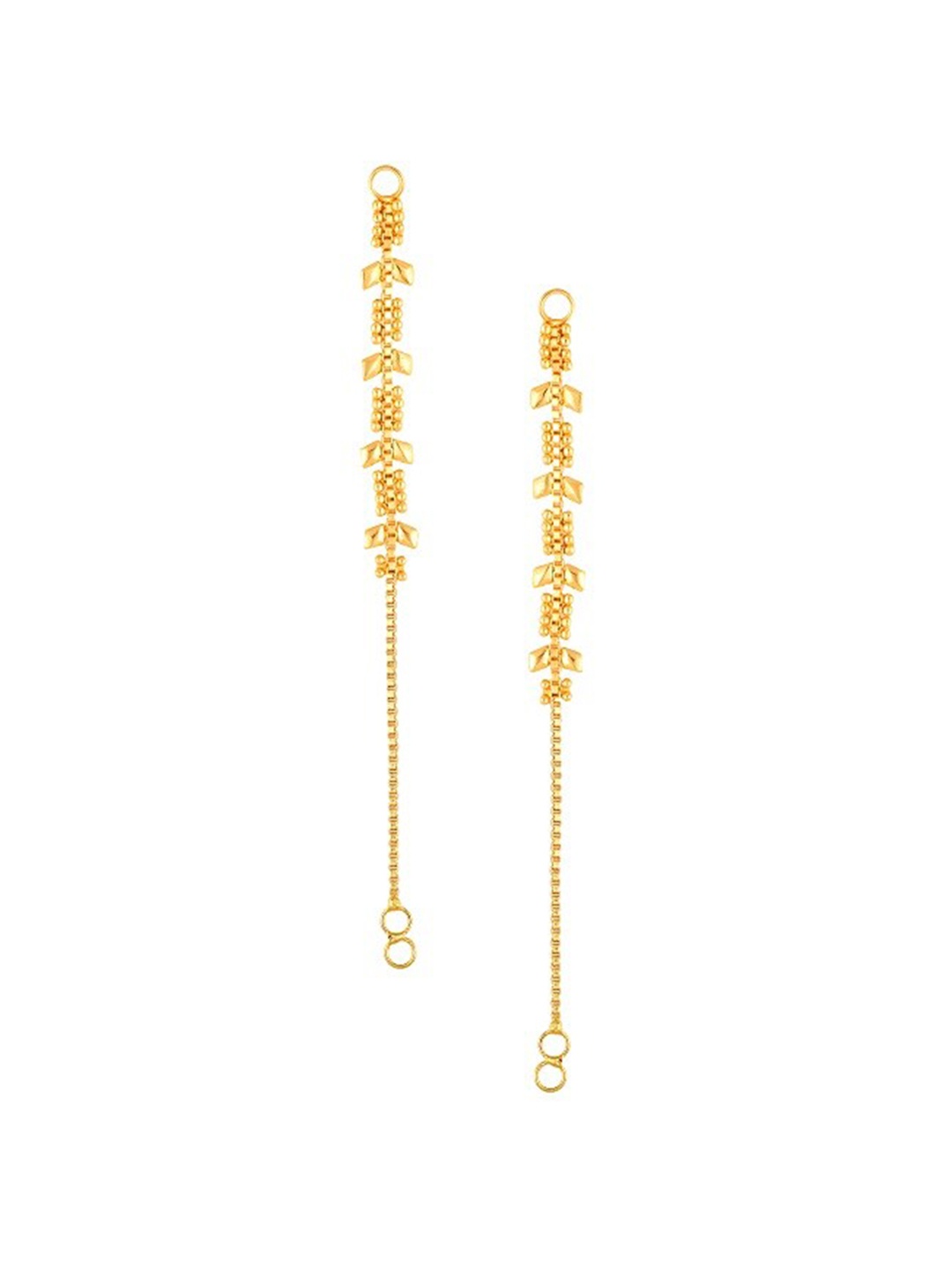 

Vighnaharta Gold-Plated Ear Chains
