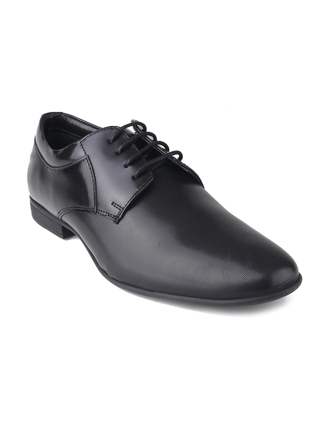 

TOP BRASS Men Leather Formal Derbys, Black