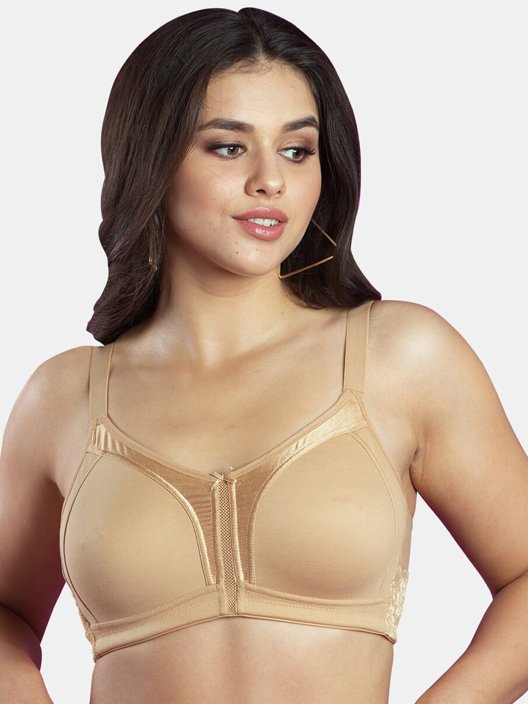 

Dazzle Non Padded Full Coverage Cotton Everyday Bra, Nude